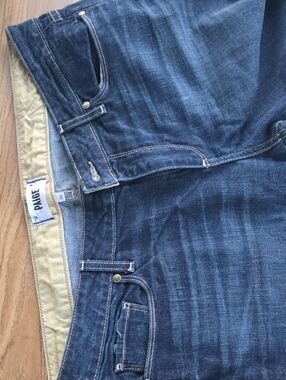 PAIGE Men’s Dark Blue Slim Straight Jeans